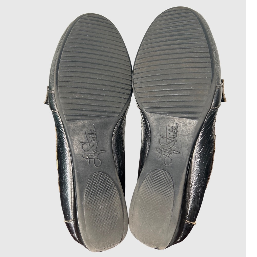 LifeStride Dione Tunderstorm Metallic Croc Buckle Loafers A2492S1900 Womens 7M - Picture 6 of 8